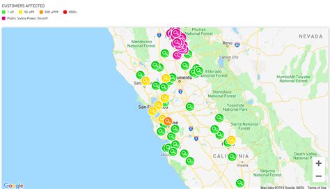 Pge Gas Outage Map - Maps Model Online