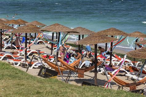 Relax On Vama Veche Beach Romania Editorial Photo Image Of Coastline