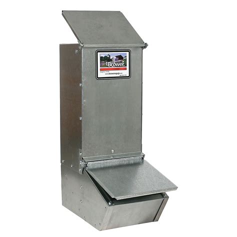 Hog Feeder Single Door 50lb Capacity Homesteaders Supply