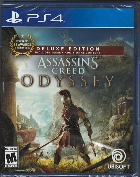 Assassins Creed Odyssey Deluxe Edition Ps4 Brand New Factory Sealed