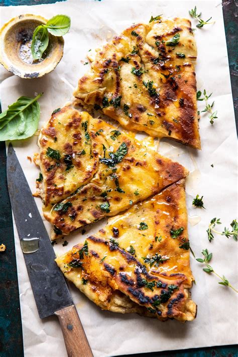 Garlic Naan Grilled Cheese.