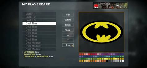 How to Create a custom Batman playercard emblem in Call of Duty: Black Ops « Xbox 360 :: WonderHowTo