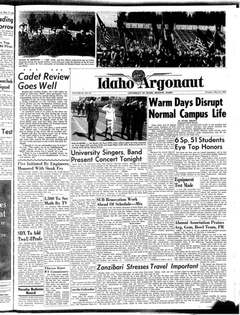 The Argonaut May 21st 1963 The Argonaut Archive