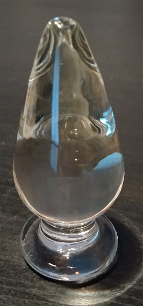 SXOVO Glas Analplugs Glasdildo Klar Kristall Anal ButtPlug Klassische