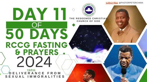 DAY 11 OF 50 DAYS II RCCG 2024 FASTING AND PRAYERS II PST PETER II 21TH