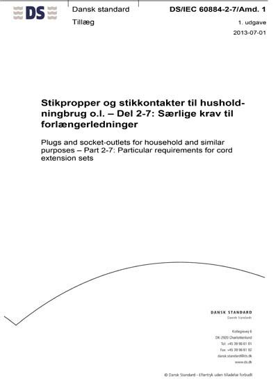 Ds Iec Amd Plugs And Socket Outlets For Household