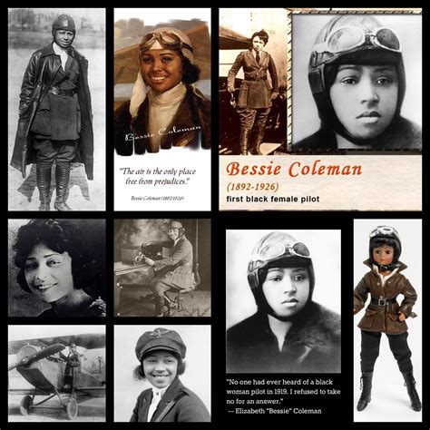 Bessie Coleman | Bessie coleman, Female pilot, Coleman