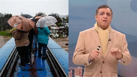 Lluvia en Santiago Meteorólogo Iván Torres reveló en TVN los nuevos