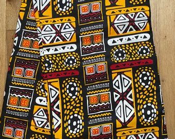 Ankara African Print Kente Fabric By The Yard Etsy