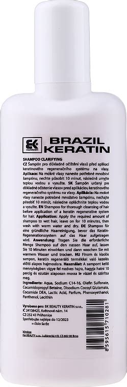 Brazil Keratin Cleansing Clarifying Shampoo Reinigungsshampoo