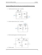 TUTORIAL 2 Modeling Electrical And Translational Mechanical System