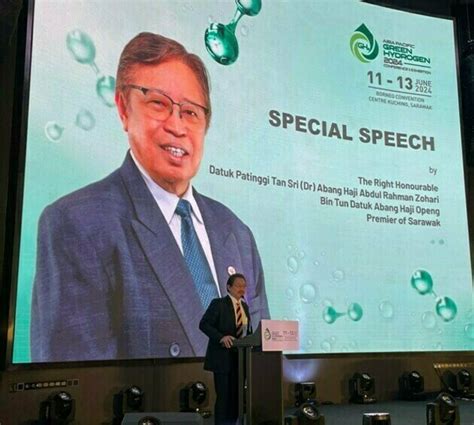 Sarawak Ignites Growth Of Hydrogen Economy With Asia Pacific Green Hydrogen Conference