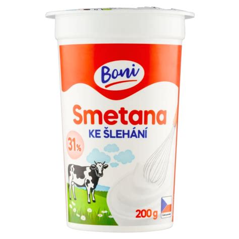 Smetana ke šlehání Boni 31 levně Kupi cz