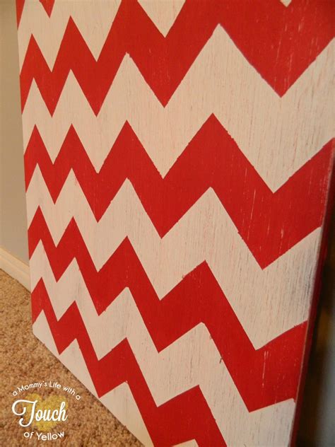 A Mommys Lifewith A Touch Of Yellow Chevron Board Backdrop