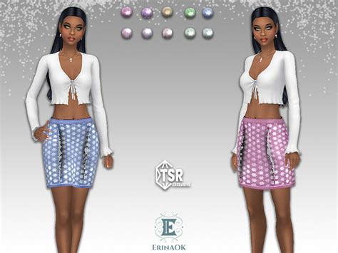 The Sims Resource ErinAOK Women S Skirt 071324