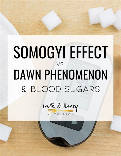 Somogyi Effect vs. Dawn Phenomenon and Blood Sugar Levels | Milk ...