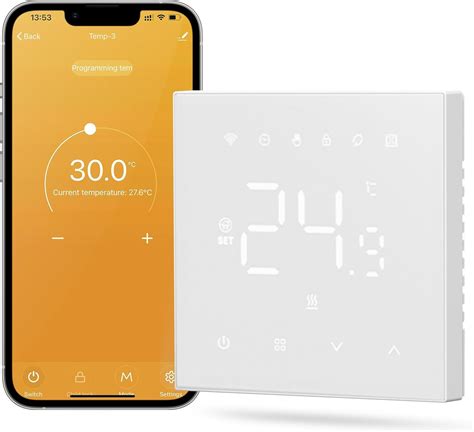 MIUCDA Smart Thermostat Fussbodenheizung Wasser Tuya WiFi