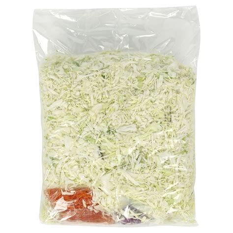 CROSS VALLEY FARMS COLESLAW MIX SHREDDED CABBAGE GREEN - US Foods CHEF ...