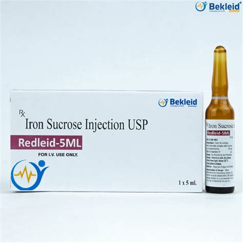 Redleid Ml Iron Sucrose Injection Usp Packaging Type Box Packaging