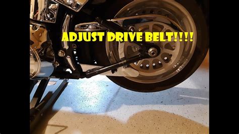 Adjust Drive Belt On Harley Softail YouTube