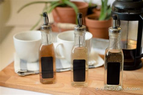 Homemade Coffee Syrups Recipes A Few Shortcuts