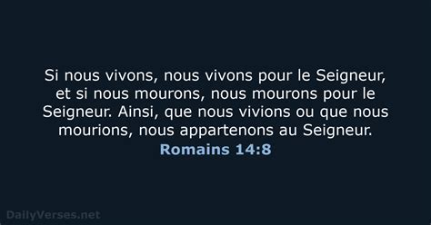 F Vrier Verset Biblique Du Jour Bds Romains