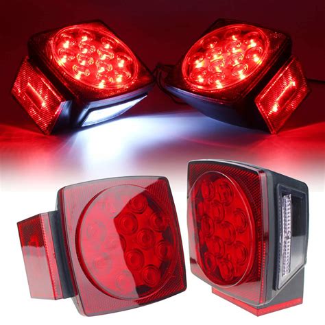 12v Submersible Trailer Lights Kit Ip68 Utility Trailer Lights Trailer Tail Lights Stop Turn