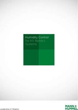 Humidity Control for HV Battery Systems - Leadership in Filtration ...