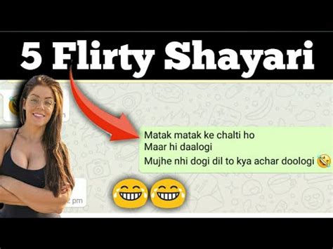 Flirty Shayari To Impress Girl On Chat Funny Shayari Flirty