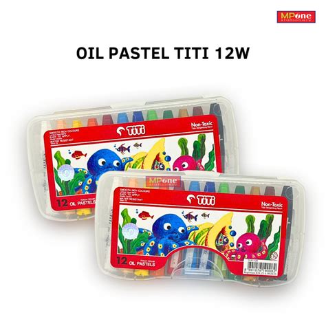 Jual Crayon Titi 12 Warna Crayon Warna Titi Oil Pastel 12W Shopee