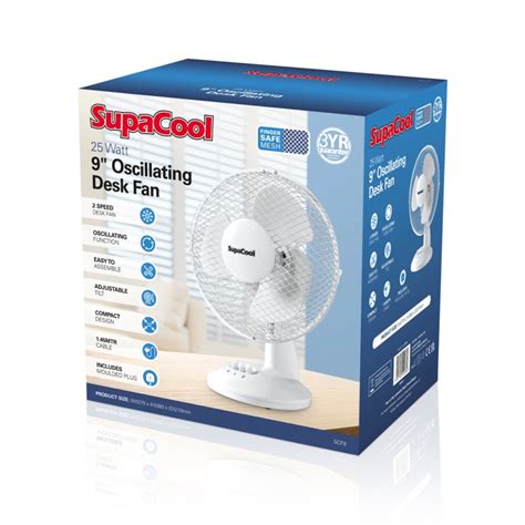 SupaCool Oscillating Desk Fan Stax Trade Centres