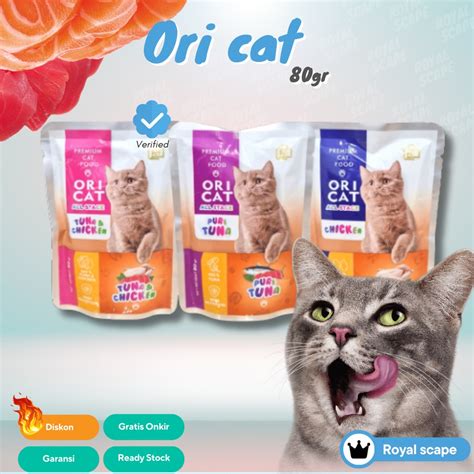 Jual Ori Cat Wet Food Pouch Gr Saset Oricat Makanan Basah Shopee