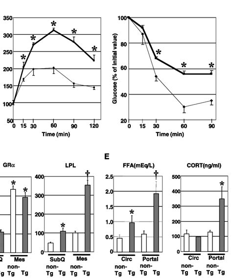 Metabolic Phenotype In Ap211 Hsd 1 Transgenic Mice A Cumulative