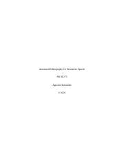 Spch Annotated Bibliography For Persuasive Speech Agustin Hernandez