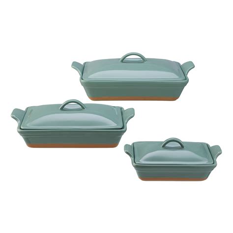 Better Homes And Gardens Parker Rectangular Baking Dish With Lid Set Of