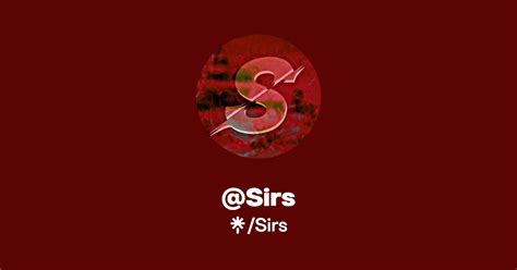 Sirs Twitter Instagram Twitch Linktree