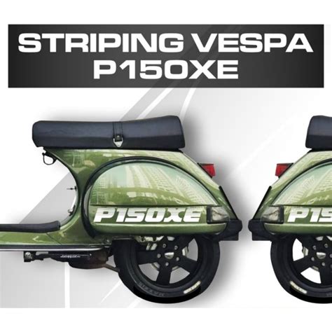 Jual STIKER TEPONG BOX SEPASANG VESPA PX EXCEL KEREN Shopee Indonesia