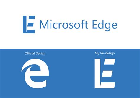 Microsoft Edge Logo Re-design by GingerJMEZ on DeviantArt