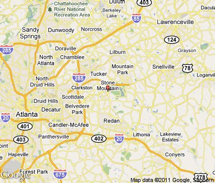 Stone Mountain .org Map