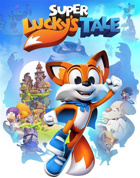 Big Poster Gamer Super Luckys Tale Lo01 Tamanho 90x60 Cm Elo7