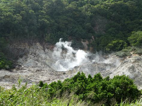 St Lucia Drive In Volcano Near Soufriere And The Pitons Flickr