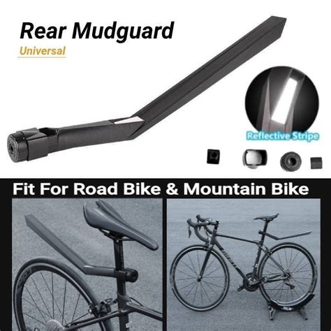 Universal Adjustable Bike Rear Fender Deflector Rc Bicycle Mudguard