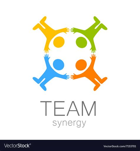 Team Synergy Logo Royalty Free Vector Image VectorStock