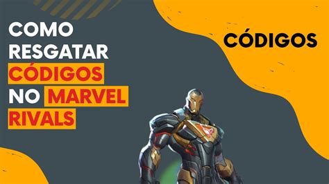 Codigo De Conjunto Marvel Rivals - COMO RESGATAR CÓDIGOS NO MARVEL RIVALS - YouTube