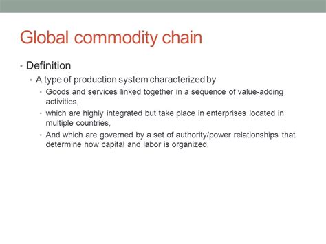 Commodity Definition