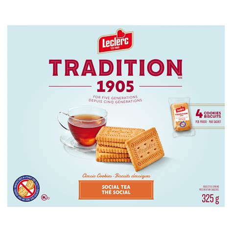 Leclerc Tradition Social Tea Cookies - 325g – Giant Tiger
