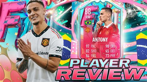 Double 5⭐ 88 Fut Birthday Antony Player Review Fifa 23 Ultimate