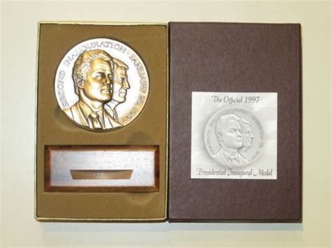 1997 Bill Clinton Second Inaugural Medal Bronze Ebay