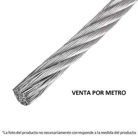 Cab F Metro De Cable Flexible De Acero X Hilos M