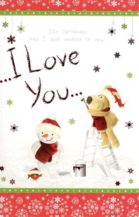 Boofle I Love You Christmas Greeting Card Cards Love Kates